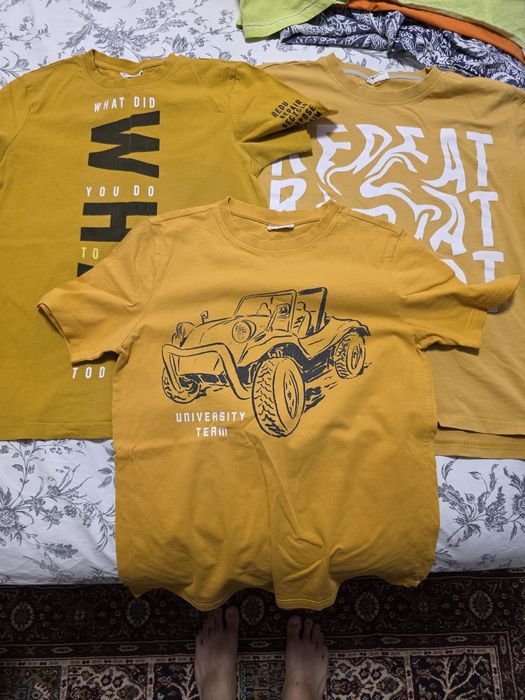 21 tricouri bumbac 158-164 cm