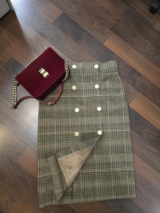 Юбка шерстяная на подкладе