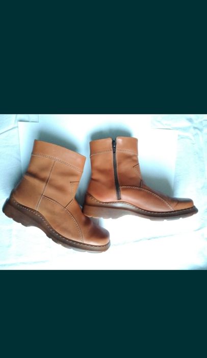 Cizme din piele naturală 100%, imblabite, cu talpa groasă din s