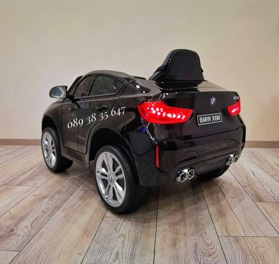 ТОП ЦЕНА!НОВО!Акумулаторен джип BMW X6 с 12V батерия,EVA гуми,USB