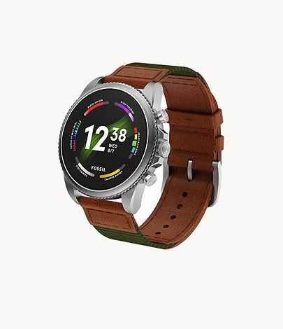 НОВ! Смартчасовник Fossil Gen 6 Brown / Black / Gray Гаранция!