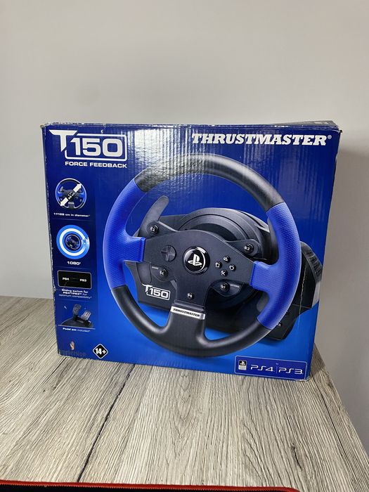 Volan + pedale Thrustmaster T150 – Practic nou, folosit doar 5 ori