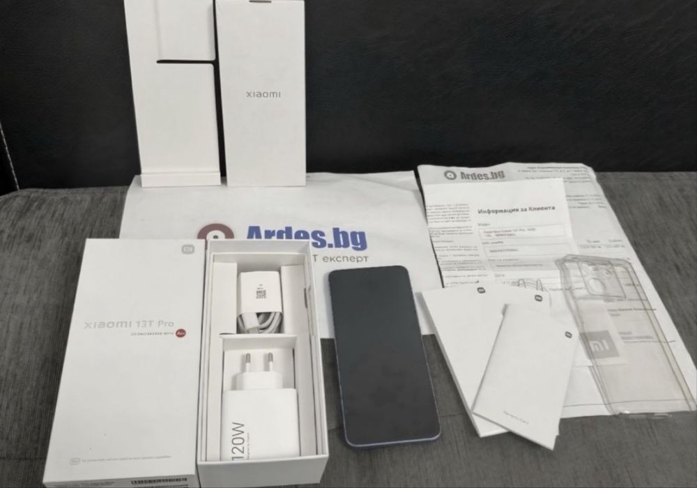 КАТО НОВ 1TB Xiaomi 13T Pro Гаранция от Ardes до 2025 г. Blue / Син