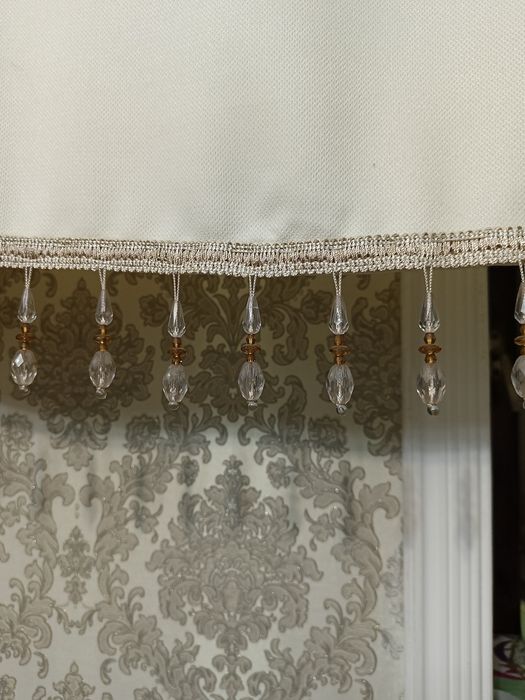 Шторы на 2 окна беж