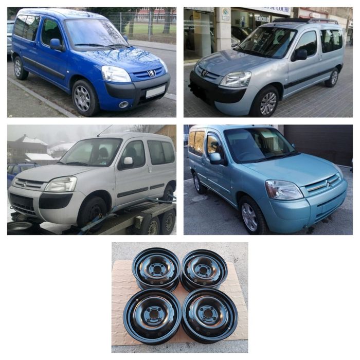 Jante originale 4x108 r14 et 24 peugeot partner citroen berlingo