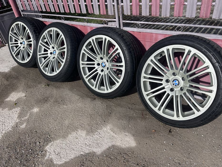 Vand/Schimb Roti BMW 5x120 R19 replici de Style 220 cu anvelope noi!