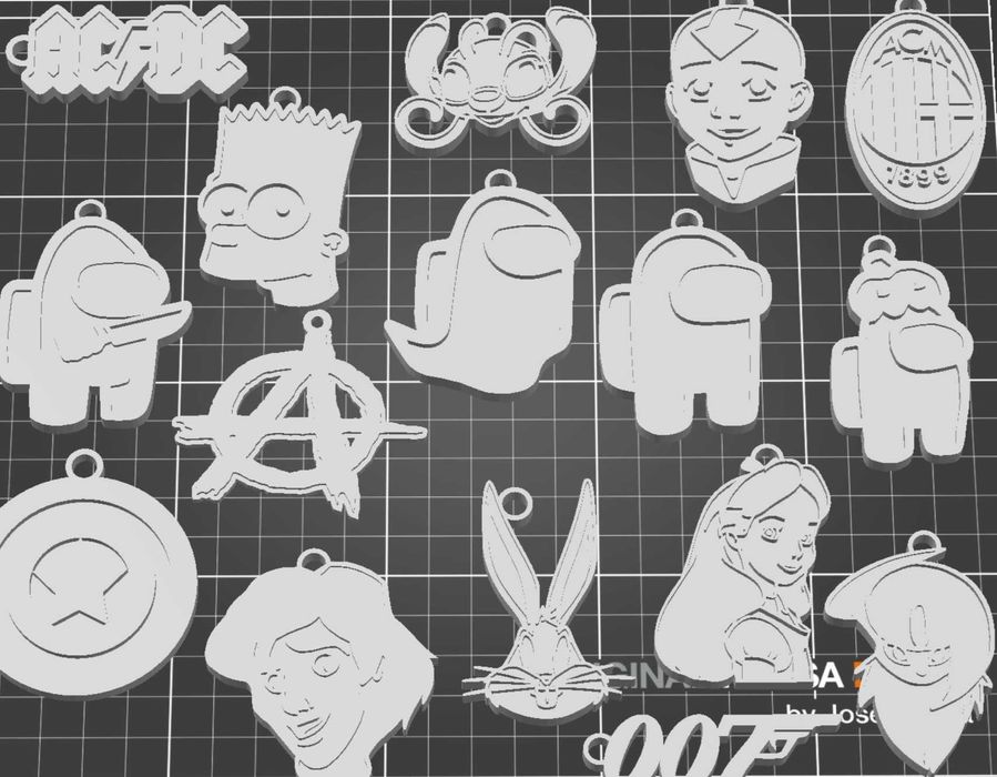 Breloc auto personalizat sigla/logo/nume/numar inmatriculare print 3D