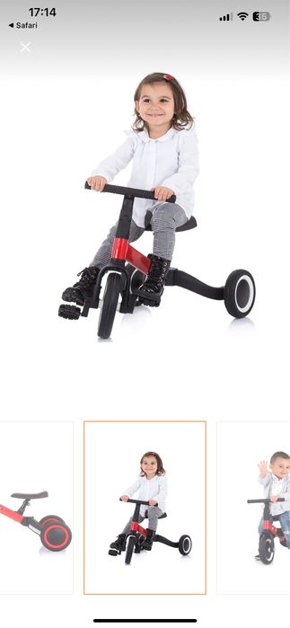 Tricicleta chipolino smarty 2 in 1