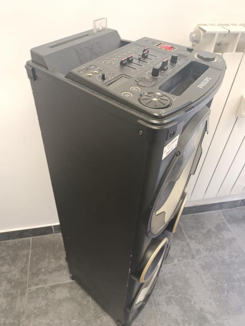 Sistem audio Philips NTRX500/10, 650W, Bluetooth, USB, Iluminare -P-