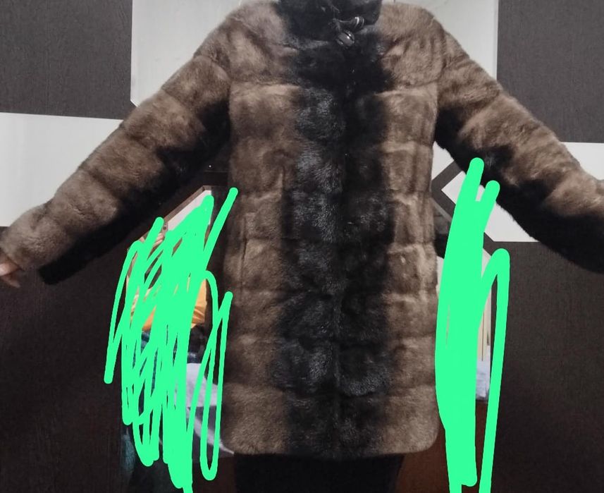 Норковая шуба хорошый состояние