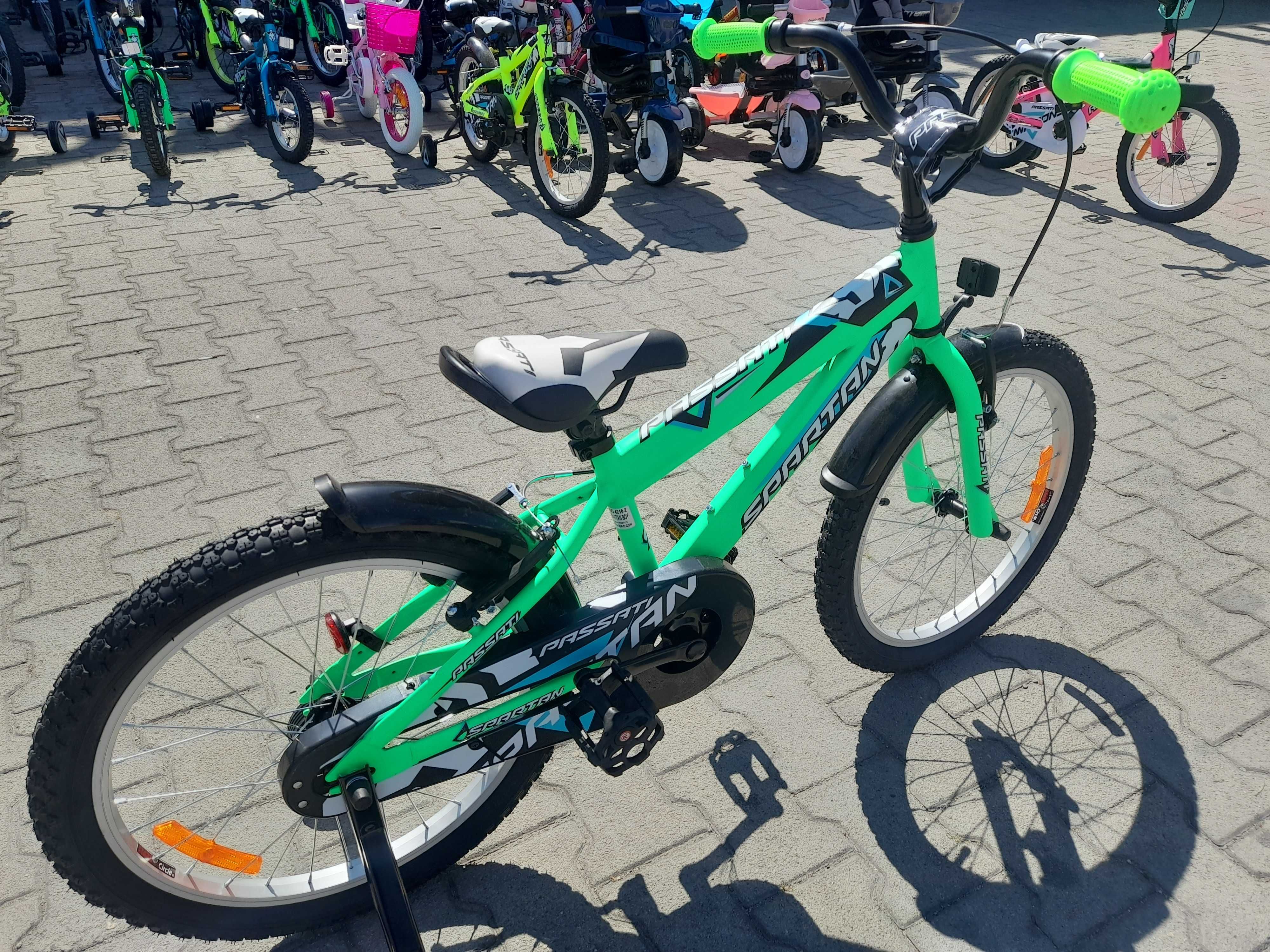 PASSATI Детско колело 20" SPARTAN зелен