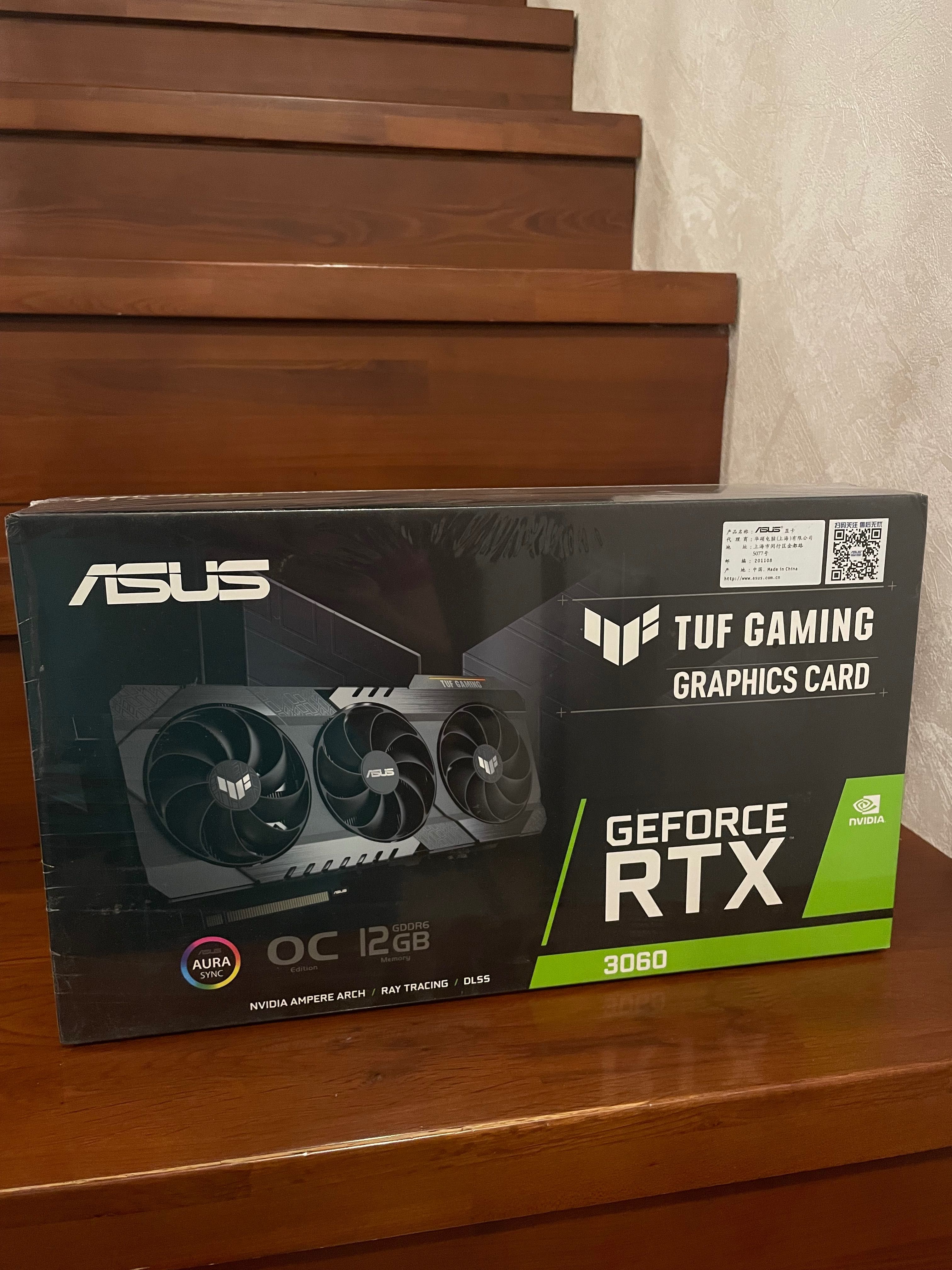 ASUS TUF Gaming GeForce RTX 3060 OC Edition (12 ГБ видеопамяти GDDR6)