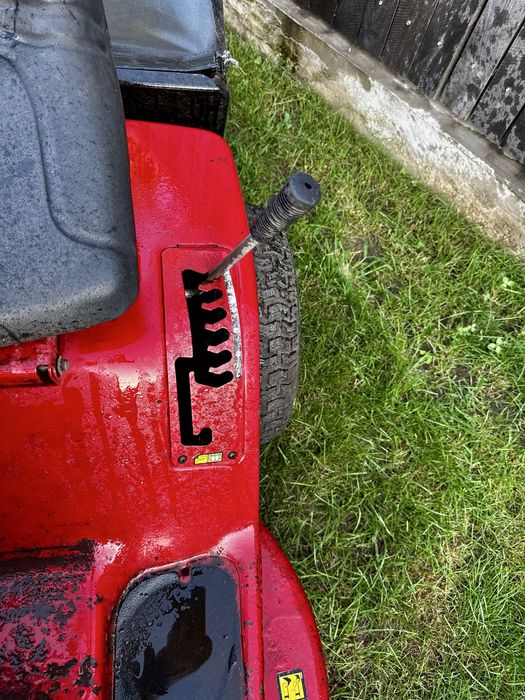 Tractoras gazon Murray 120/76 - motor defect