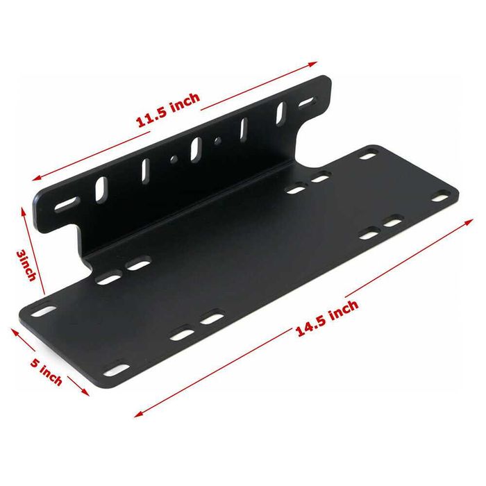 Bull bar, braket numar, negru, Proiectoare, Led bar