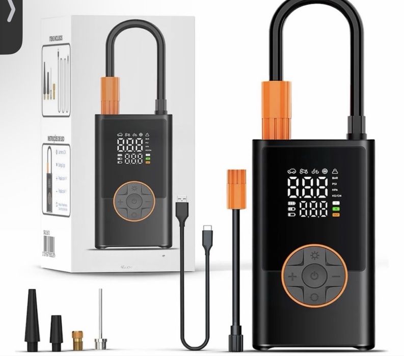 Compresor aer auto, utilizare fara priza, putere,nou