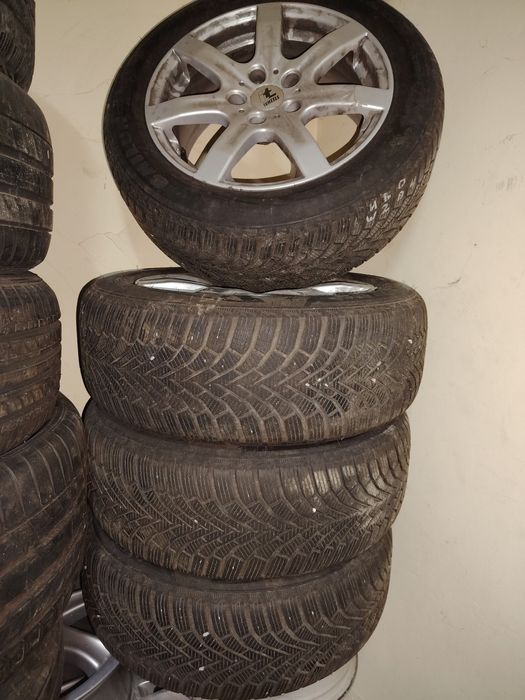 Зимни Гуми 205/55/16 с алуминиеви джанти за Мерцедес Ц класа  2012г W