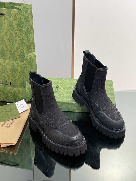 Botine Premium- GG/canvas/leather/full pack