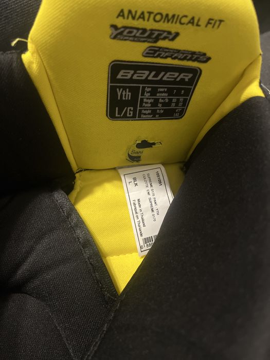 Pantaloni bauer hockey Junior 7-9 ani