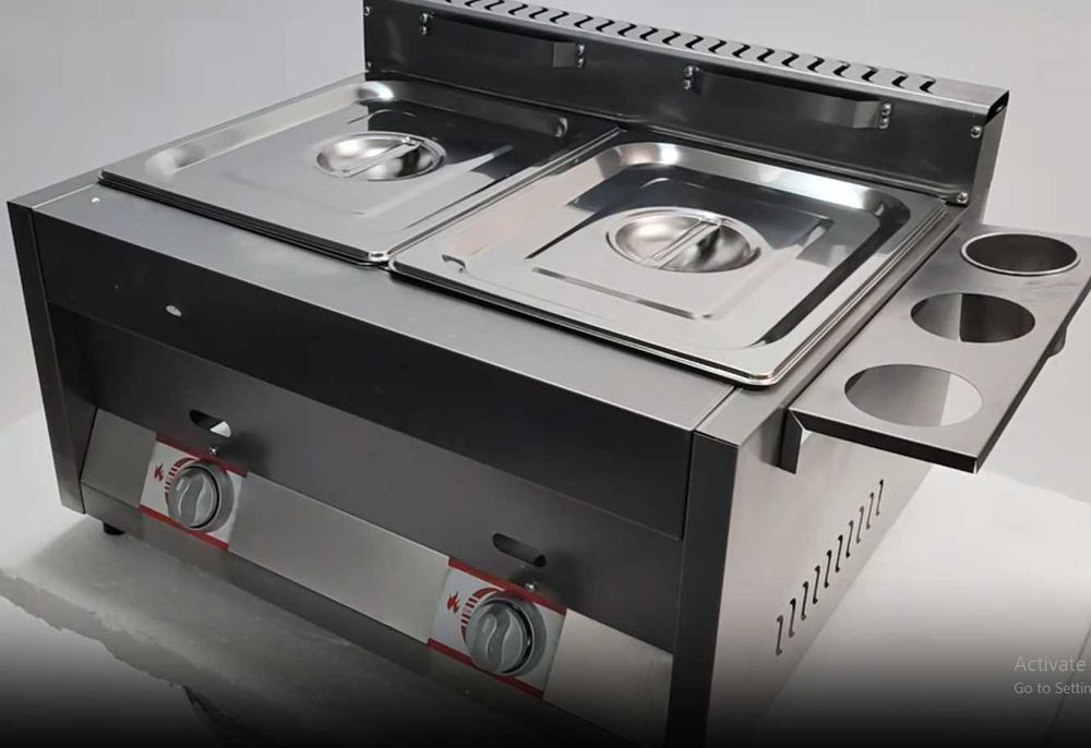 friteuza,fripteosa fritoza friptoza pe gaz gpl  dubla noua 2x10 litri