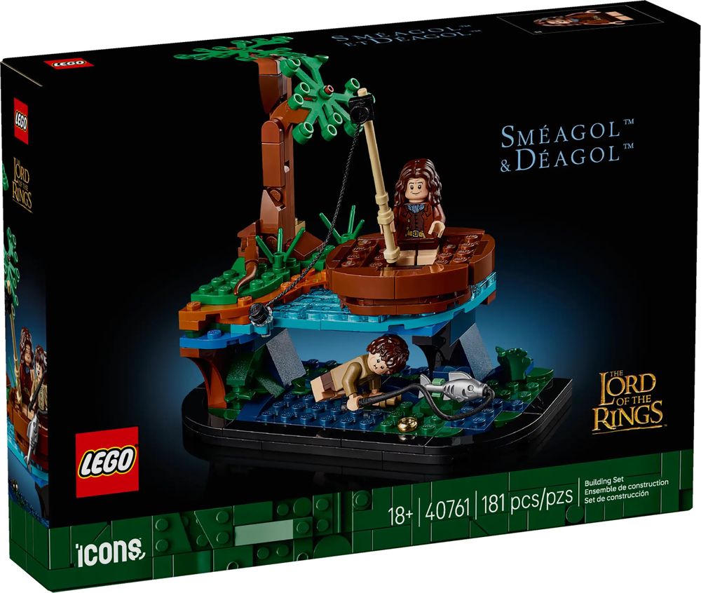 LEGO The Lord of the Rings: Sméagol™ & Déagol™ (40761) – чисто нов сет