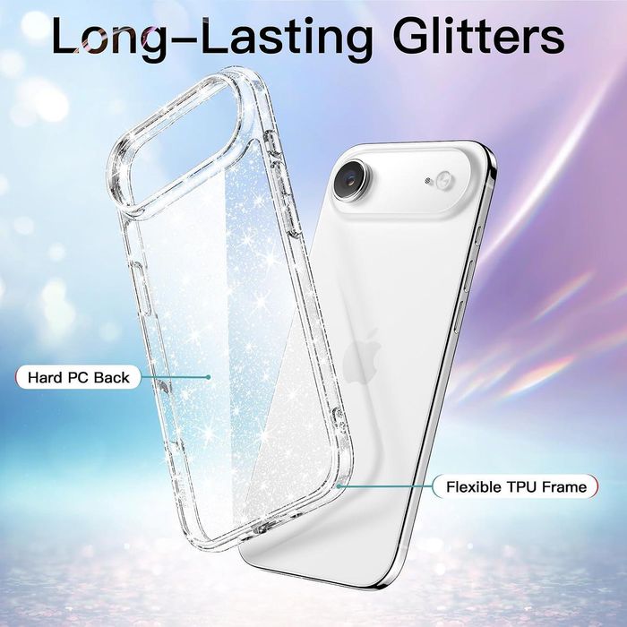 Блестящ кейс glitter case за apple iphone 17 air
