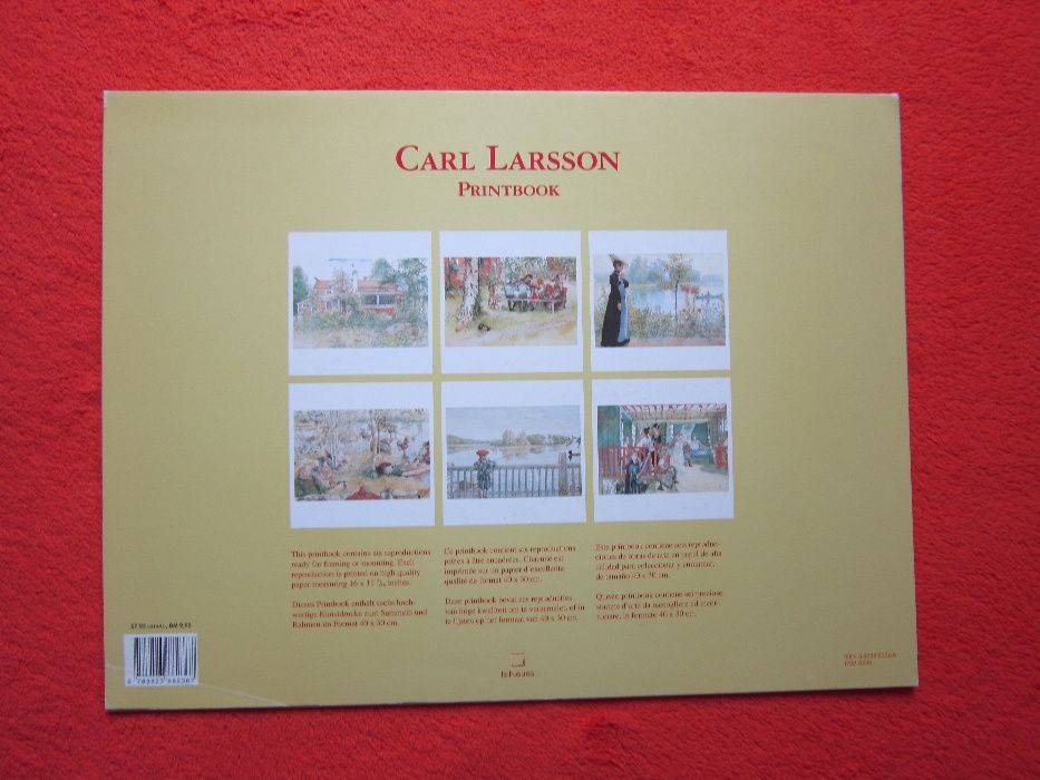 cadou rar arta 6 postere pt inramat Carl Larsson cu licenta,Germany