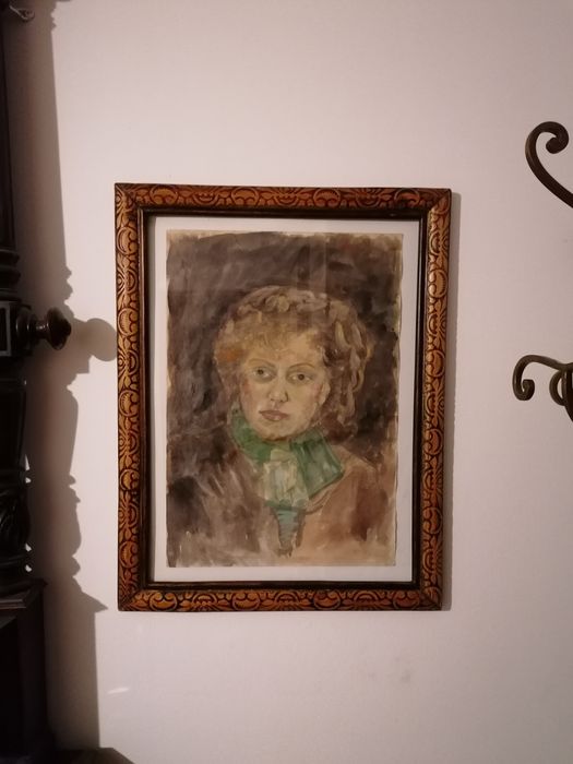 Acuarelă de Lebel Egon Raoul