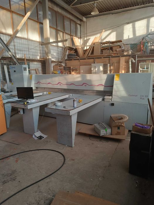 Пакетен циркуляр Homag  и кантираща Holzher