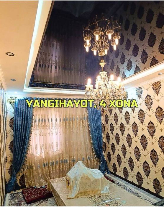 Сергили Янги Хаёт туманида 4 хонали квартира сотилади