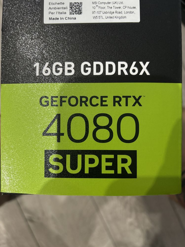 Видео карта MSI GeForce RTX 4080 SUPER 16GB GAMING X TRIO