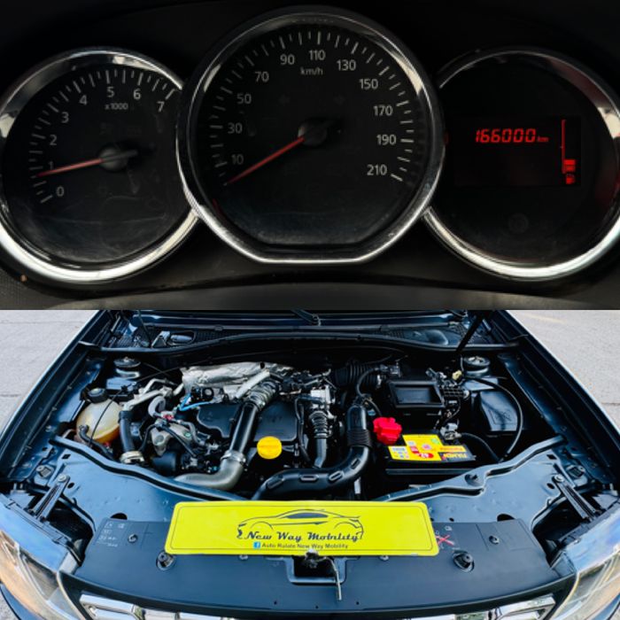 Dacia Duster 4x4 Laureate 1.5 dci , 2016, 166000 km, navigatie, carlig