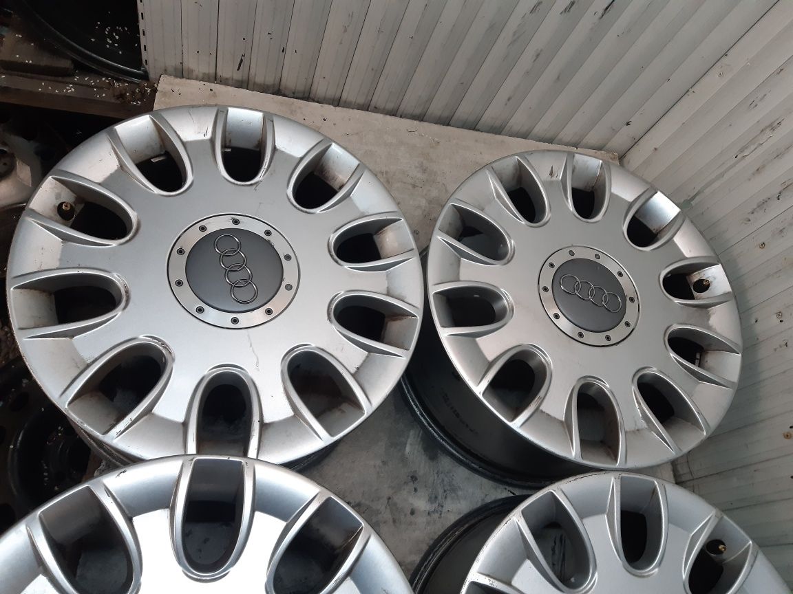 Set jante aliaj R17 Audi originale 8j ×17  et 43 5×112