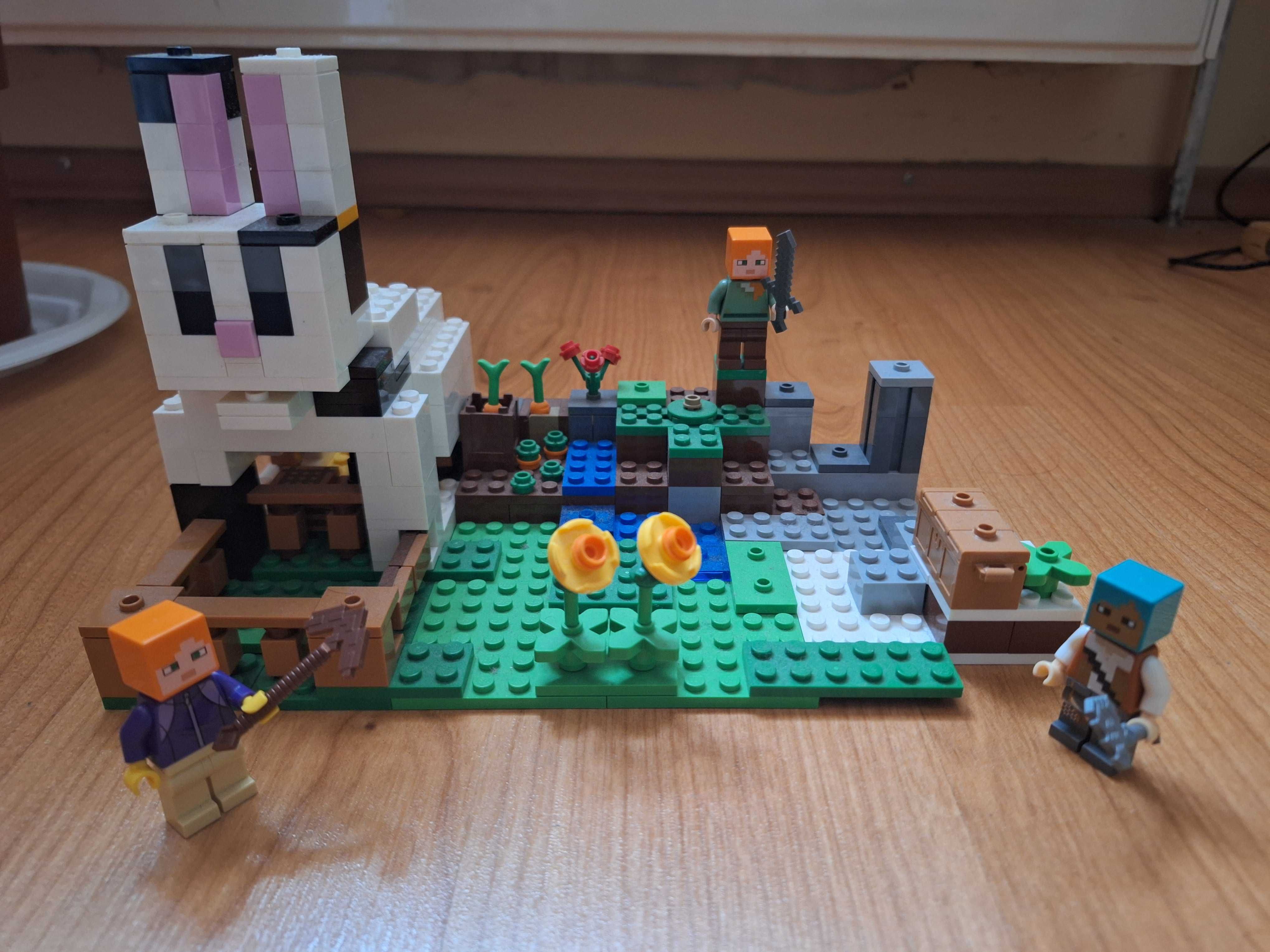 Ferma de iepuri- Lego minecraft