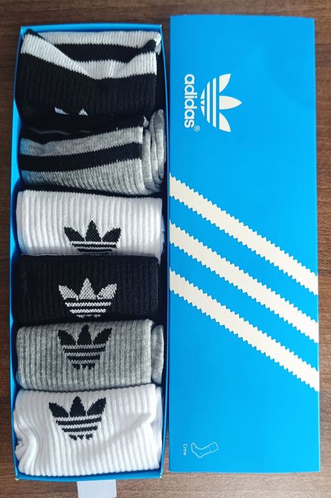 Set 6 Perechi Sosete Unisex Nike Adidas Jordan Tommy