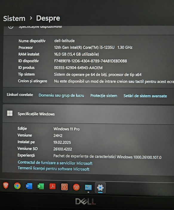 Ultrabook Dell latitude 7430 i5 12th gen 1235u 16gb ram 512 ssd