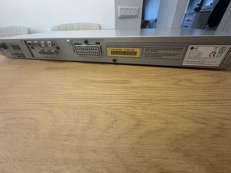 Vand aparat Dvd LG nou