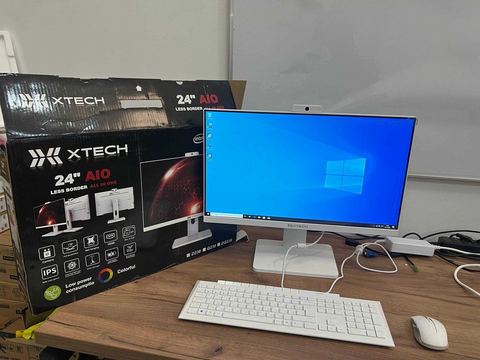 Новый Моноблок 24" XTECH | Core i3-12100 | 16GB RAM | SSD 512GB