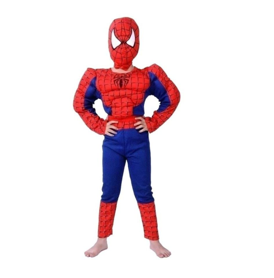 Costum Spiderman cu sau fara mușchi pentru copii S M L