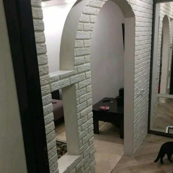 Үйдің ішкі қабырғасына арналған гипсті кірпіштер.Ұзындығы 24см,ені 6см