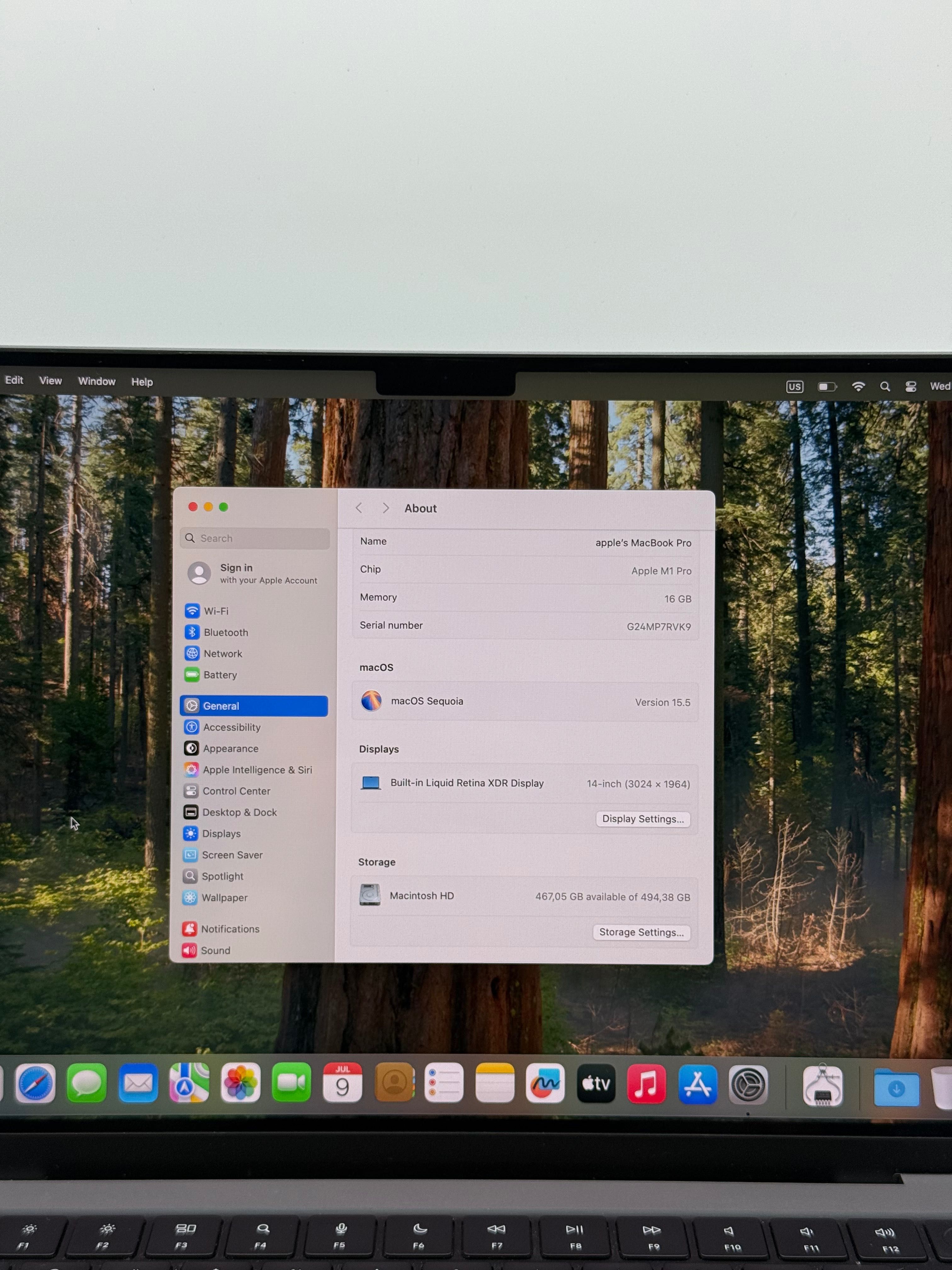 MacBook Pro 14 M1 Pro Space Grey 512 Gb