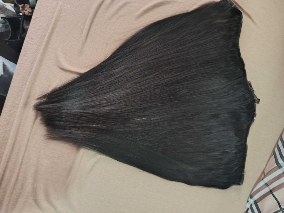 Естествена коса на 2 реда