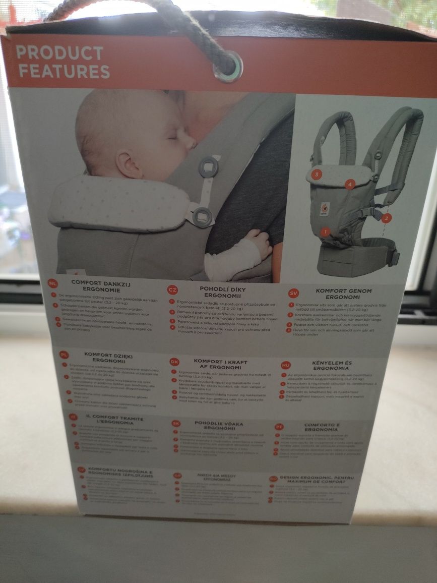 Vând sistem marsupiu ergonomic baby