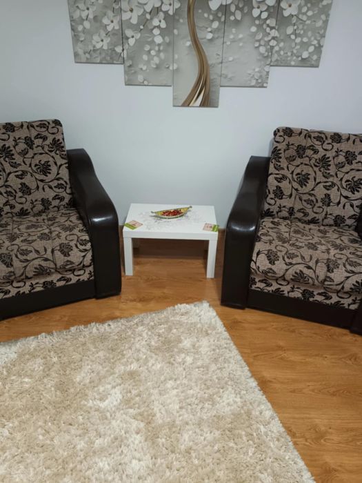 Canapea rabatabila + 2 fotolii