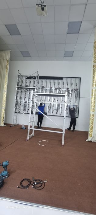 Лед экран установка программирование