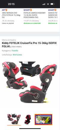 Kiddy CruiserFix Pro 15-36 kg Isofix
