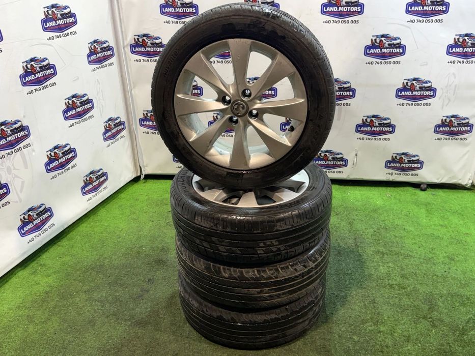 JANTE + CAUCIUCURI 4x100​ 195/55R16 OPEL CORSA E 1.4 BENZINA 2017 2014-2019