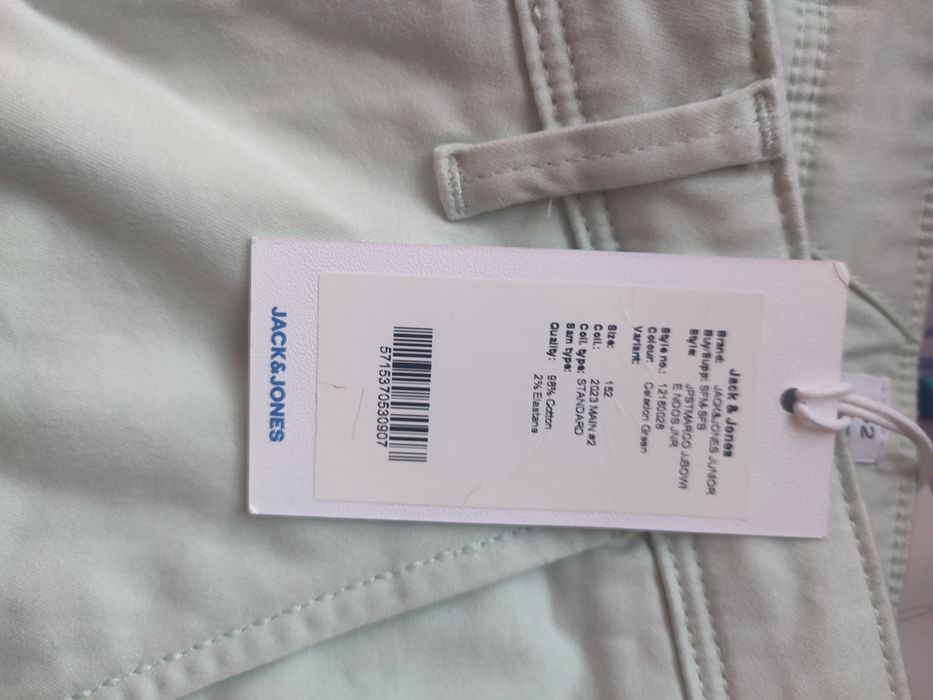 Ментовo зелени дънки Jack&Jones