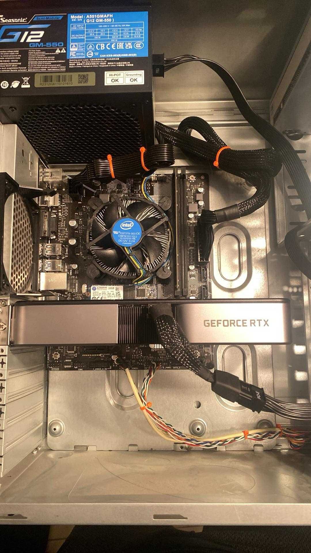 Геймърски настолен компютър Intel i5-10500/32GB DDR-4/RTX 3070 8GB