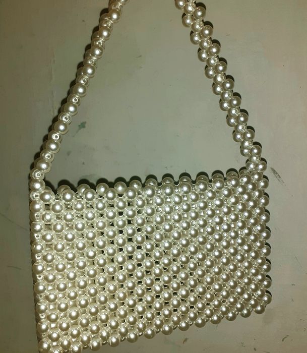 сумка бусина плетение в ручной работа 
Купите  лучше нить крепкая, не