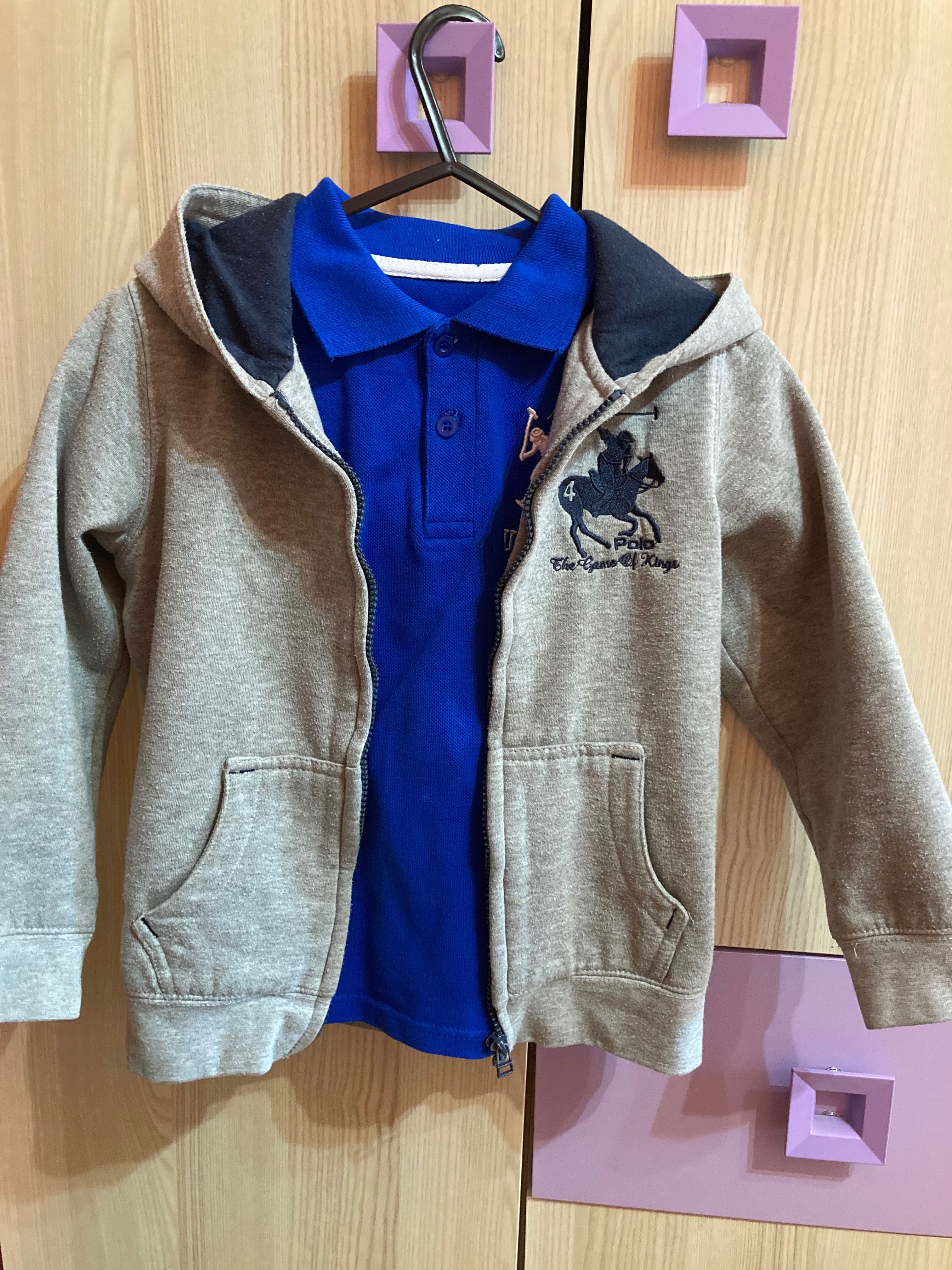 Детски комплект US  Polo Assn Оригинален 7-8год за момче
